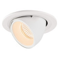 Numinos® gimble s, encastré de plafond intérieur, 55°, blanc, led, 8,6w, 2700k