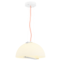 SLV by Declic BRENDA, suspension, blanc/ gris argent, LED 18,9W, 3000K