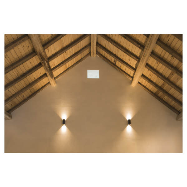 QUAD 2, APPLIQUE CARREE, ANTHRACITE, LED BLANC CHAUD 2x3W