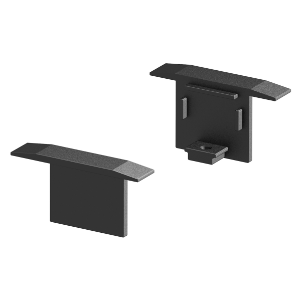 SLV by Declic GRAZIA 10, embouts pour profil encastré, 2 pcs., noir