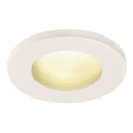 Dolix out, encastré de plafond intérieur/extérieur, rond, blanc, gu10/qpar51, 50w max, ip65