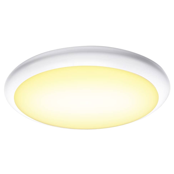 Ruba 16 détecteur, applique/plafonnier blanc, led 24w 3000/4000k, ip65