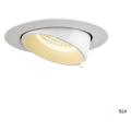 Gimble in 100, encastré de plafond intérieur, blanc mat, led, 13w, 3000k