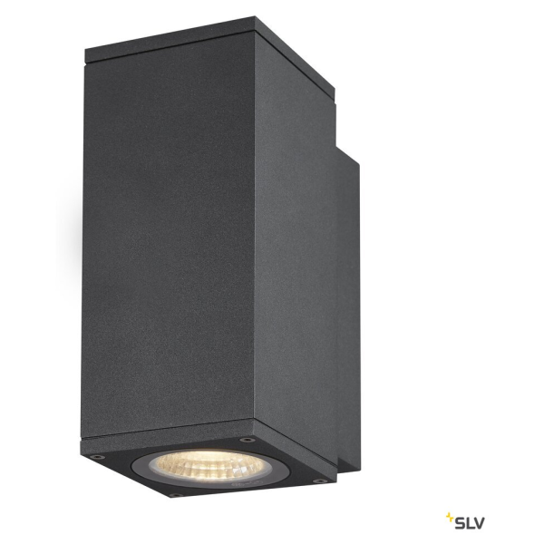 Enola, applique extérieure, carré, s, anthracite, led, 6w, 3000k/4000k, ip65