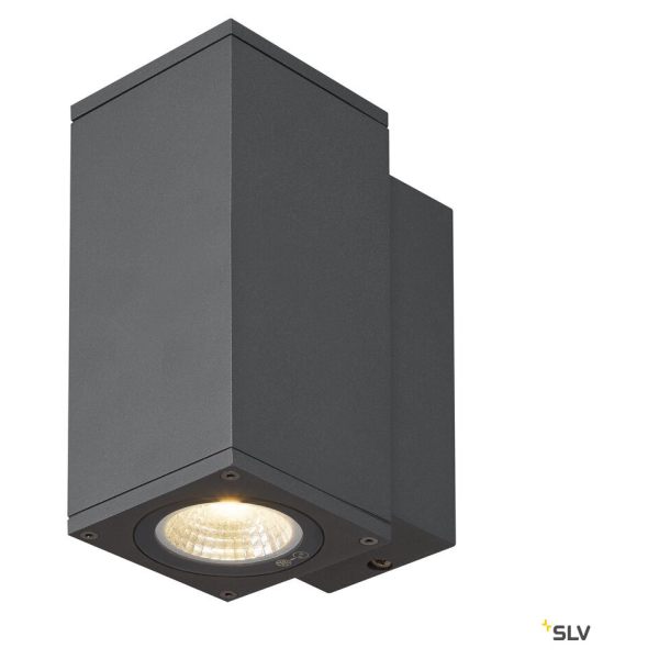 Enola, applique extérieure, carré, s, anthracite, led, 6w, 3000k/4000k, ip65