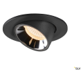 Numinos® gimble s, encastré de plafond intérieur, 20°, noir/chrome, led, 8,6w, 2700k