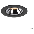 Numinos® gimble l, encastré de plafond intérieur, 20°, noir/chrome, led, 25,4w, 2700k