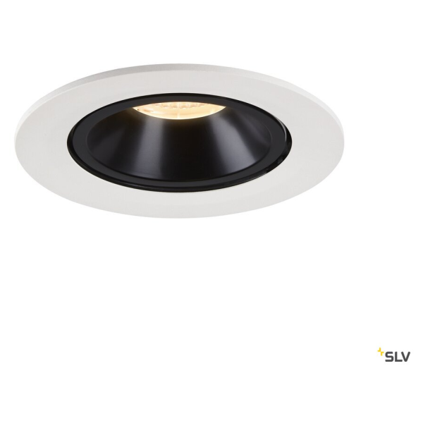 Numinos® gimble l, encastré de plafond intérieur, 20°, blanc/noir, led, 25,4w, 3000k