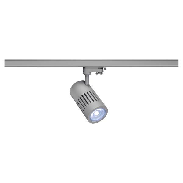 Structec, 28w, gris argent, 4000k, 60°, adapt rail 3 all. inclus