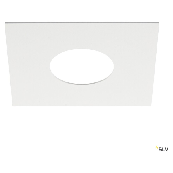 Numinos®, bague de réduction carrée, longueur 16 cm, Ø intérieur 7 cm, blanc