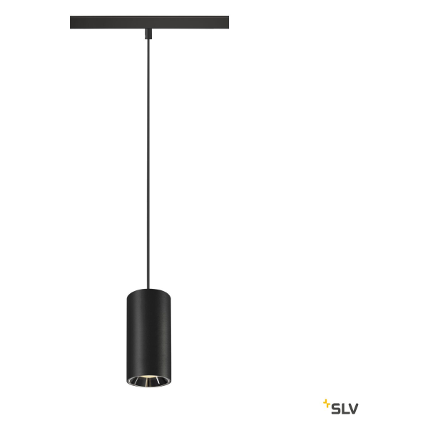 Numinos® s 48v track dali suspension noir/chromé 16w 1050 lm 3000k irc90 40°