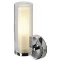 WL 105 E14, APPLIQUE CHROME, VERRE DOUBLE, E14, MAX. 40W