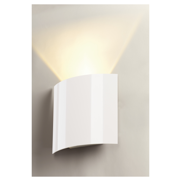 SAIL 1, APPLIQUE BLANCHE, 1x3W, LED BLANC CHAUD