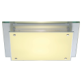 GLASSA E27, APPLIQUE/PLAFONNIER, VERRE SATINE, E27, 2X60W