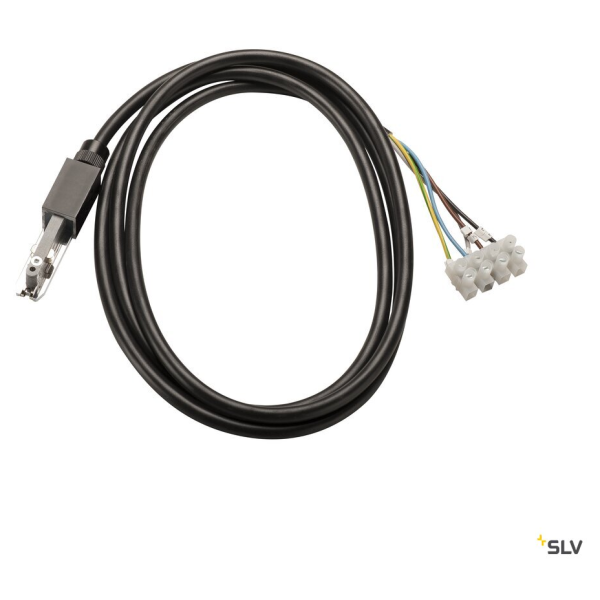 SLV by Declic D-TRACK, alimentation, avec boîte de connexion et serre-câble, noir