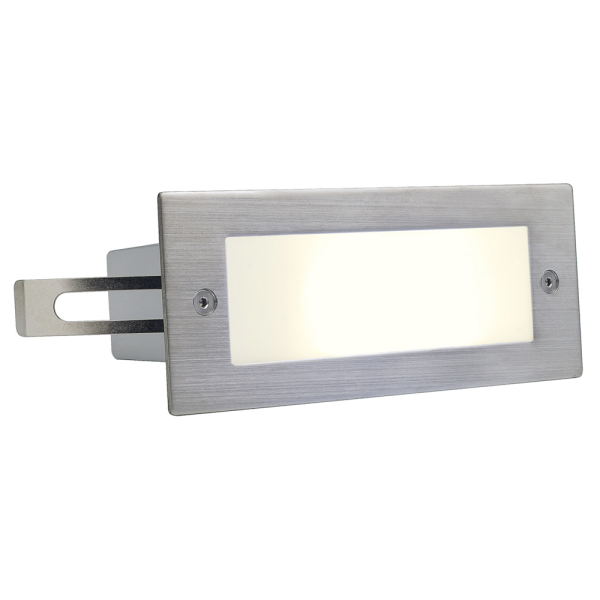 BRICK LED 16 INOX, LED BLANC CHAUD