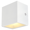 Sitra cube, applique extérieure, blanc, led, 10w, 3000k, ip44