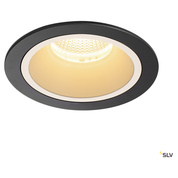 Numinos, encastré de plafond intérieur, 20°, noir/blanc, led, 3000k