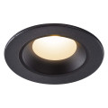 Numinos® xs, encastré de plafond intérieur, 55°, noir, led, 7w, 3000k, ip20/ip44