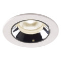 Numinos® xs, encastré de plafond intérieur, 20°, blanc/chrome, led, 7w, 4000k, ip20/ip44