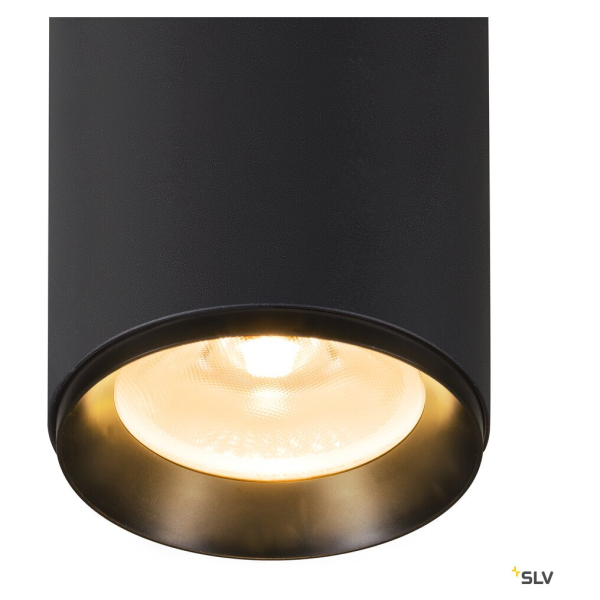 Numinos® xl, plafonnier intérieur, 24°, noir, led, 36w, 2700k, variable