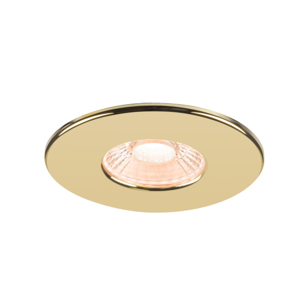 Universal, encastrés plafond intérieurs led, rond, doré, led, ip65