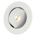 Spot encastré GILALED ROND BLANC POWERLED BLANC CHAUD 3W - SLV by Declic