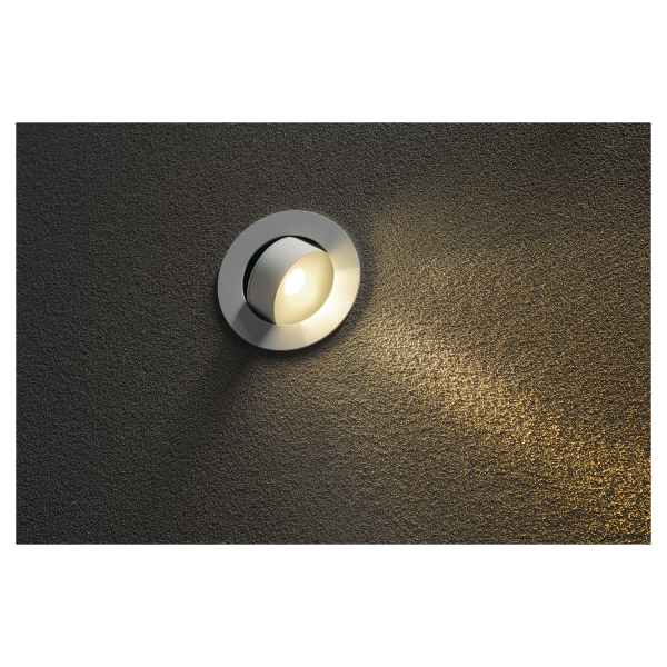 Spot encastré GILALED ROND BLANC POWERLED BLANC CHAUD 3W - SLV by Declic