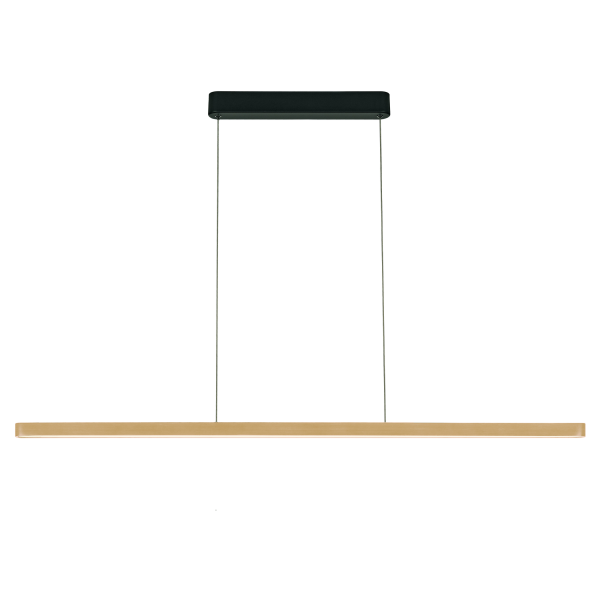 SLV by Declic VINCELLI 2, suspension, LED 29W, 2700K, variable, bambou clair