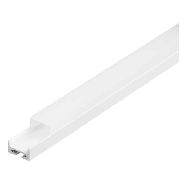 Profil aluminium, blanc, 2m, avec diffuseur blanc