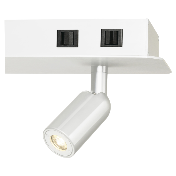 Napia twin, applique intérieure, liseuse, blanc, led, 21w, 3000k