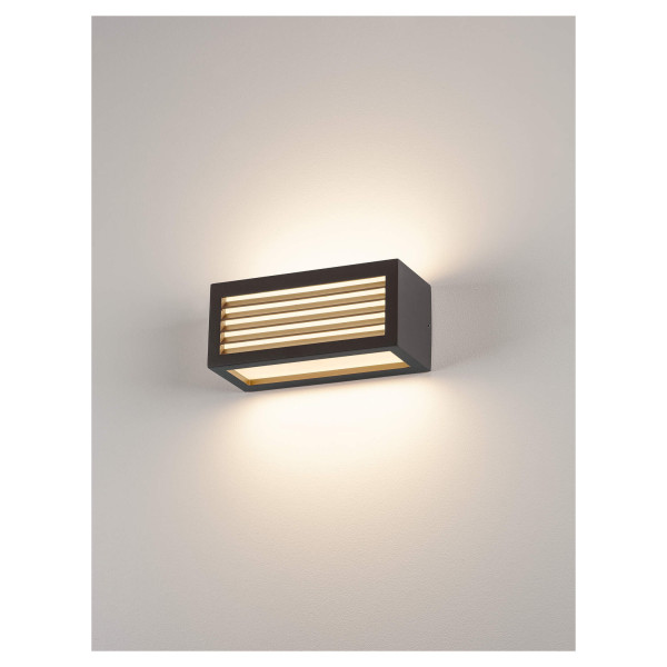 Box-l, applique extérieure, anthracite, led, 19w, 3000k, ip44