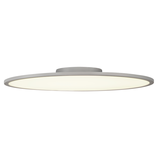 Panel 60, plafonnier intérieur, rond, gris argent, led, 43w, 4000k, variable dali