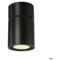 Supros cl plafonnier rond, noir, 3150lm, 4000k, slm led, réflect 60°, irc90