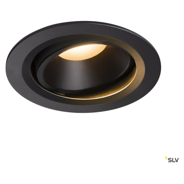 Numinos, encastré de plafond intérieur, 55°, noir, led, 2700k, orientable