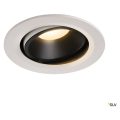 Numinos, encastré de plafond intérieur, 20°, blanc/noir, led, 3000k, orientable