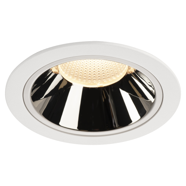 Numinos, encastré de plafond intérieur, 20°, blanc/chrome, led, 3000k