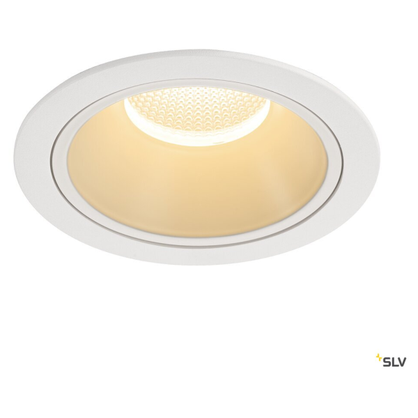 Numinos, encastré de plafond intérieur, 55°, blanc, led, 3000k