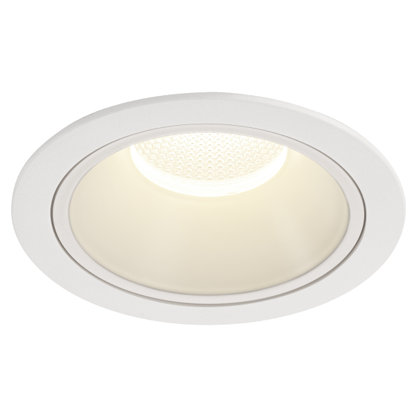 Numinos, encastré de plafond intérieur, 55°, blanc, led, 4000k