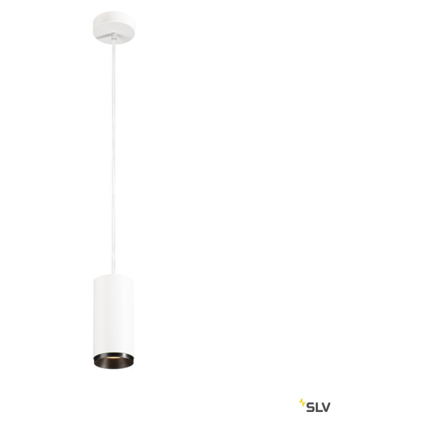 Numinos, suspension intérieure, 36°, blanc/noir, led, 20,1w, 2700k, variable triac