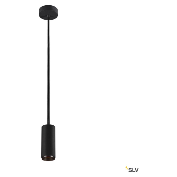 Numinos, suspension intérieure, 60°, noir, led, 10,42w, 2700k, variable dali