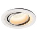 Numinos® move s, encastré de plafond intérieur, orientable, 40°, blanc, led, 8,6w, 2700k