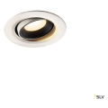 Numinos® move xs, encastré de plafond intérieur, orientable, 55°, blanc/noir, led, 7w, 3000k