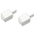 APOLLO EMBOUTS 2 PIECES, BLANC