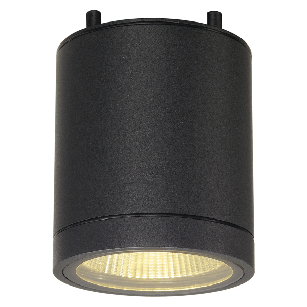 Enola_c out cl plafonnier, rond, anthracite, 9w led, 3000k, 35°