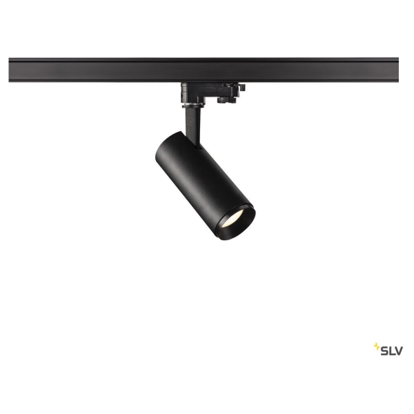 Numinos, spot pour rail 3 allumages, intérieur, 24°, noir, led, 10,42w, 4000k, variable triac