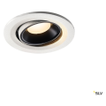 Numinos® move s, encastré de plafond intérieur, orientable, 40°, blanc/noir, led, 8,6w, 3000k