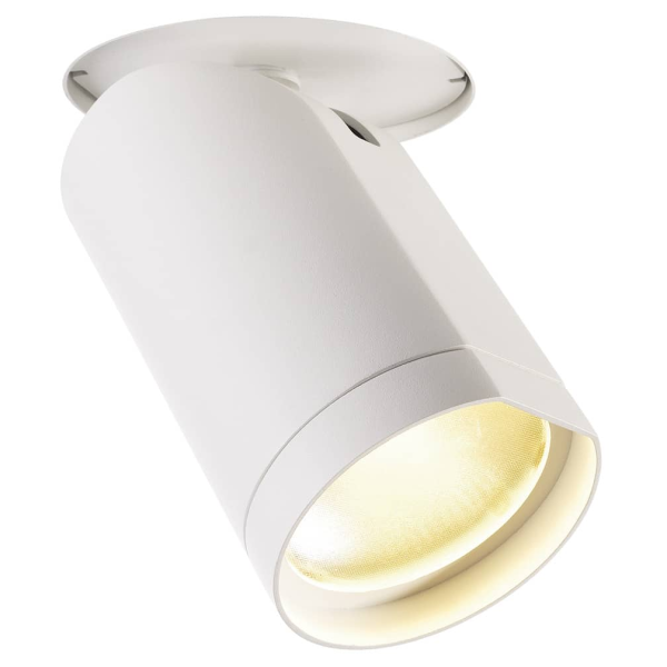 Bilas encastré.  25° led. rond. blanc. 20w. 2700k