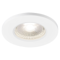 Kamuela eco, encastré de plafond intérieur, blanc, led, 6,5w, 4000k, ip65, rt 2012, variable triac