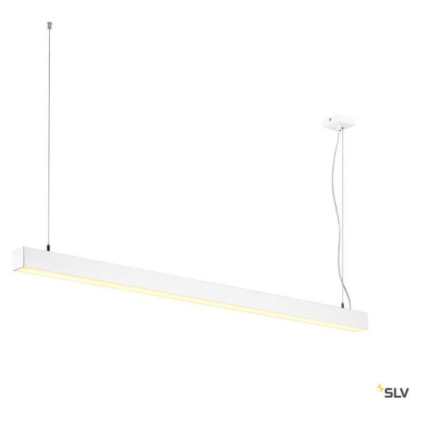 Q-line®, suspension intérieure, simple, blanc, led, 47w, 3000k, variable dali